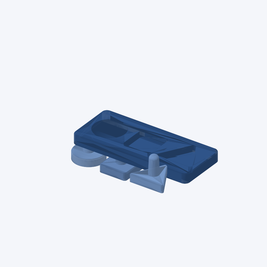 Actual STL model preview: Structured-work activity pieces