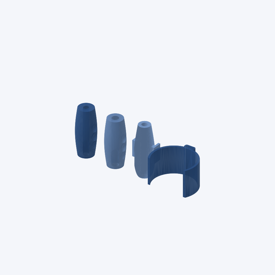 Actual STL model preview: Grips & desk tool rests