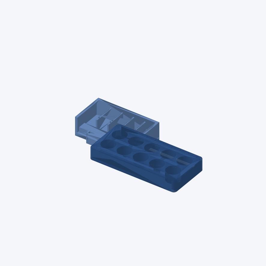 Actual STL model preview: Counting, packing & alignment jigs